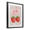 Stupell Industries Feminine Strawberry Pearls Framed Print Under Glass, design by Jesse Keith